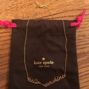 Kate Spade “Hello Sunshine” necklace